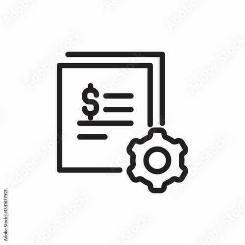 Team management system icon vector sign
