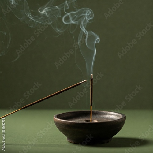 incense sticks with smoke