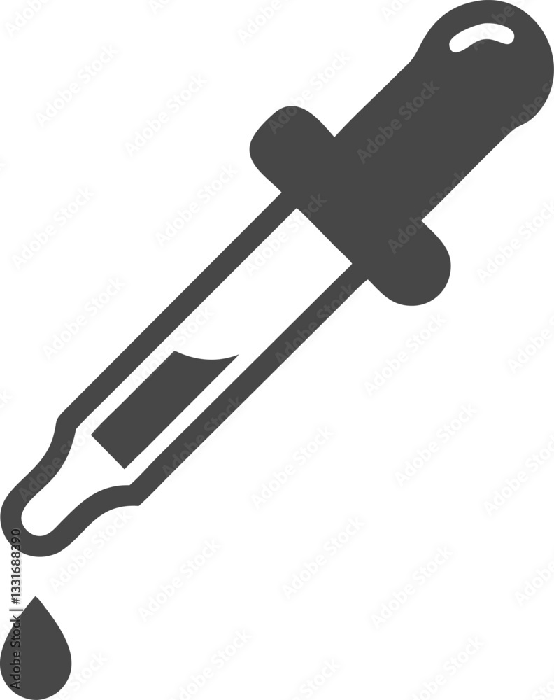 Pipette dropper icon on white background. Vector Pipette dropper icon on white background. Vector