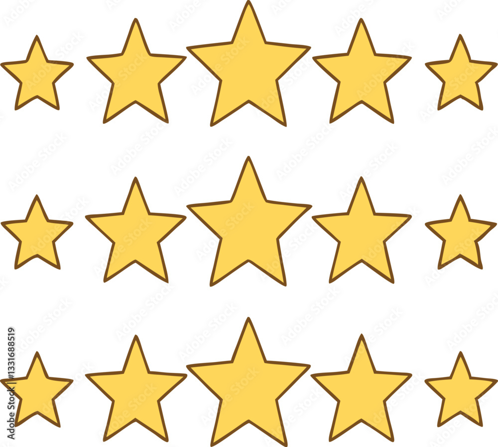 Fototapeta premium Five stars. Quality sign. Vector