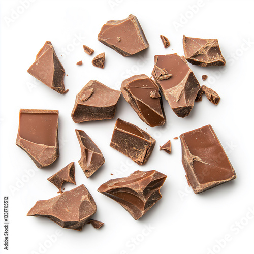 pieces of chocolate bar