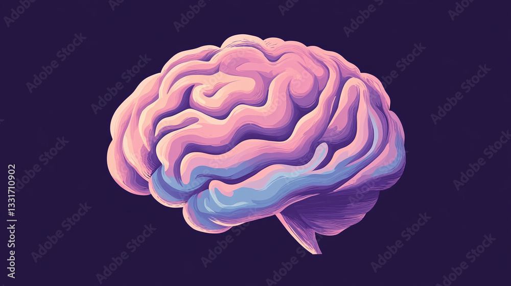 Abstract Brain Art: Exploring the Mind's Landscape Abstract Brain Art: Exploring the Mind's Landscape