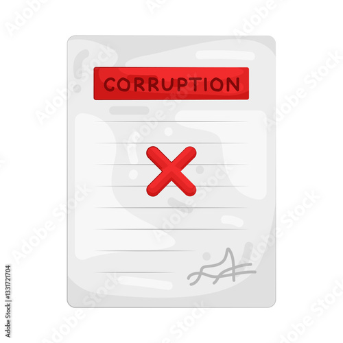 Illustration of fake contract 