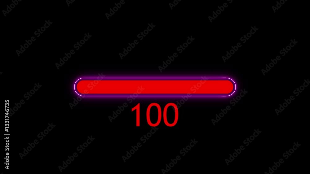 Loading icon animation with black color background . Loading bar and percentage Futuristic progress loading bar 0-100 percent. Loading icon animation with black color background . Loading bar and percentage Futuristic progress loading bar 0-100 percent.