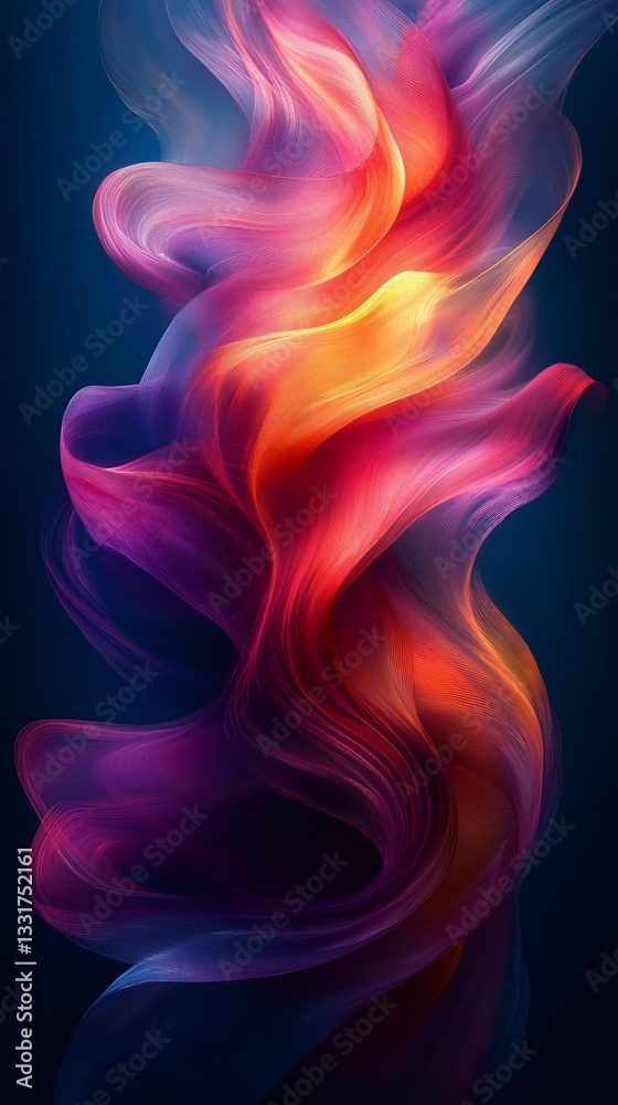 Abstract flowing waves in warm colors, creating a vibrant and dynamic composition perfect for modern artwork and digital backgrounds. Abstract flowing waves in warm colors, creating a vibrant and dynamic composition perfect for modern artwork and digital backgrounds.