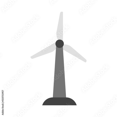 Wind Turbine flat icon