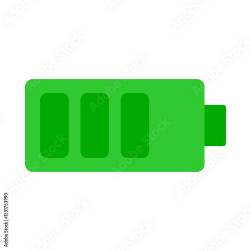 Battery flat icon