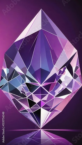 ダイヤモンド, 宝石, クリスタル, ピンクダイヤ, 紫ダイヤ, ファセット, 光沢, 反射, 高級, ラグジュアリー, エレガント, 宝飾, ジュエリー