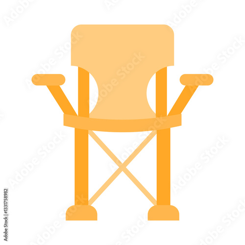 Fishing Chair flat icon