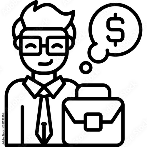 Career Icon Vector Element