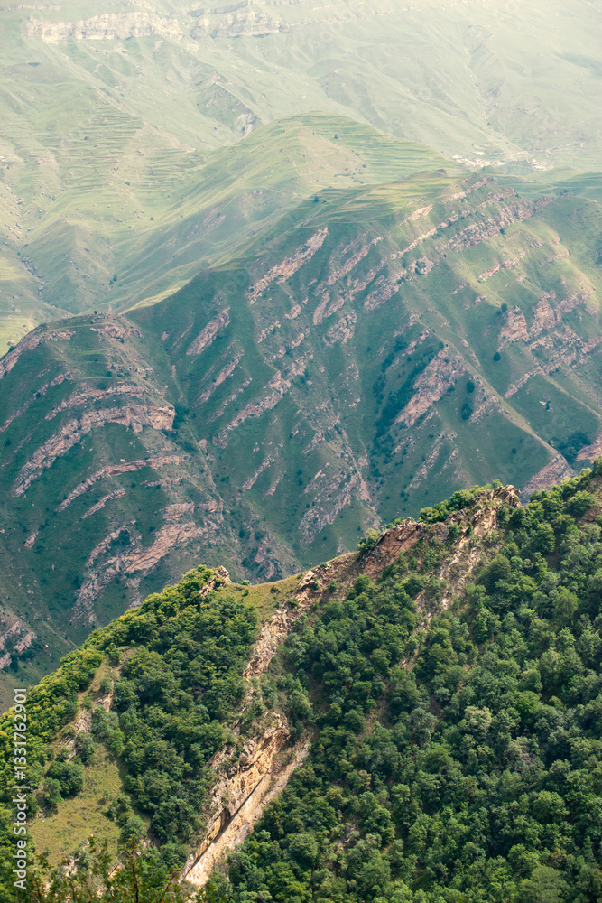 Dagestan mountains by summer