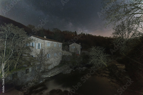 Via Lattea visibile ai Mulini di Marzo nelle vicinanze di Bagnone in lunigiana