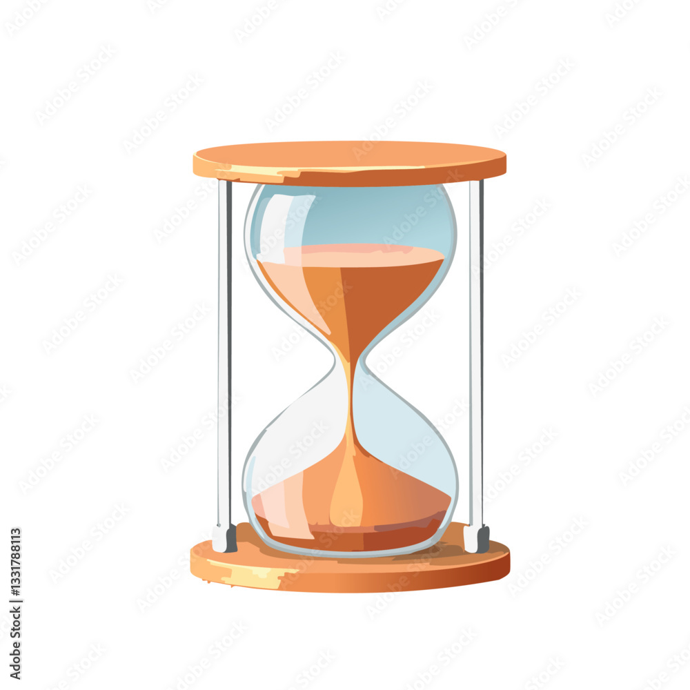 hourglass isolated on vector icon design