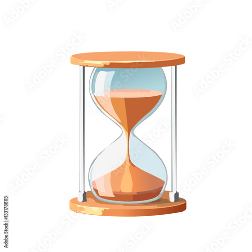 Obraz na płótnie hourglass isolated on vector icon design w salonie