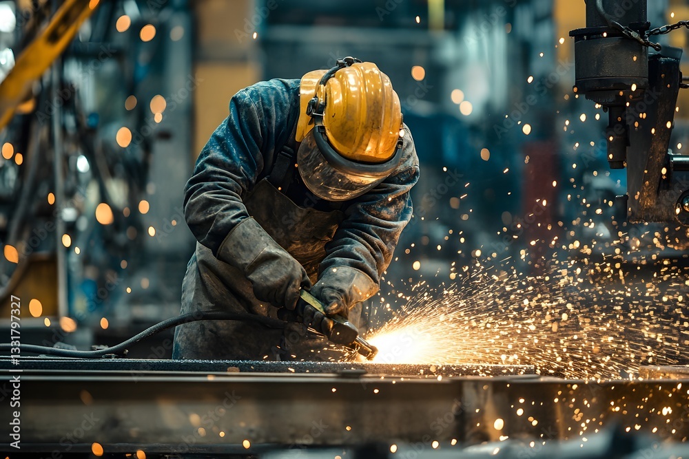 welder at work welder at work