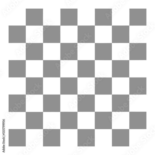 Black and white chessboard with checkered pattern and chess pieces