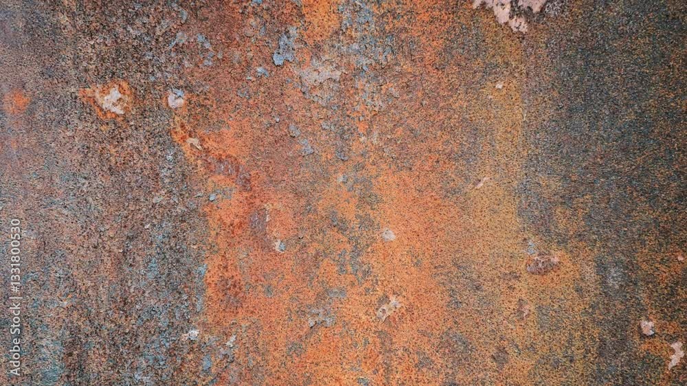 Dynamic Rust Texture Moving in a Loop – Industrial Grunge Background