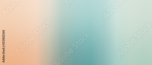 Fototapeta Naklejka Na Ścianę i Meble -  Colorful gradient background with soft hues, abstract blurred texture, smooth transition from peach to teal, digital wallpaper for design projects.