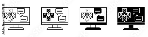 Team vector icon set. Teamwork illustration sign collection. Development  symbol. Progress  logo. 