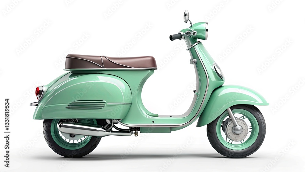 Mint Green Scooter on Transparent Background for Creative Designs, Vintage Vibes, Urban Aesthetics, and Artistic Projects Mint Green Scooter on Transparent Background for Creative Designs, Vintage Vibes, Urban Aesthetics, and Artistic Projects