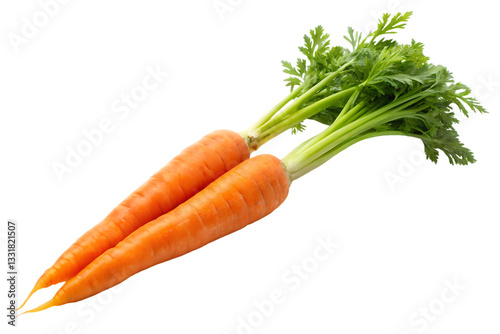 carrot isolated on white background PNG. GENERATIVE AI