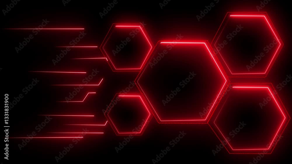 hexagon pattern for technology. Abstract futuristic geometric tech. Technology, science or business concept. futuristic abstract hexagonal grid background growth line Loop light hexagon