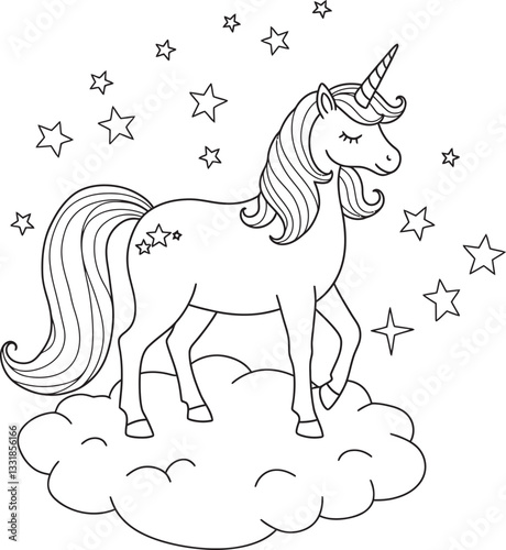 Unicorn Rainbow Coloring Fun and pages