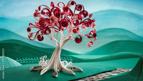 tree on the beach
