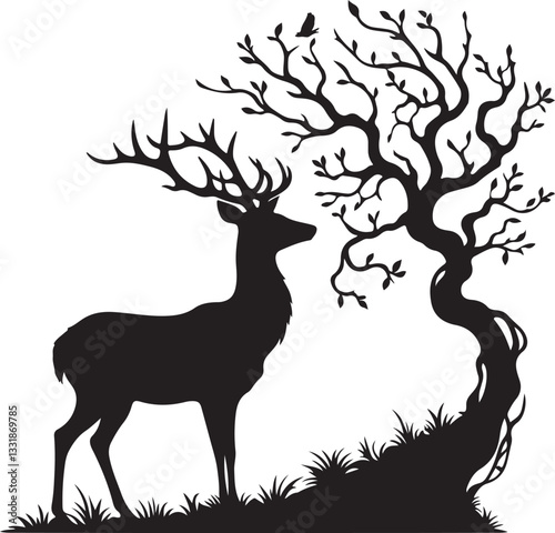 deer in the forest