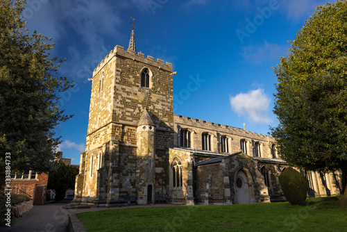 Horncastle, Lincolnshire, UK - February 6th 2025 - St. Marys Church