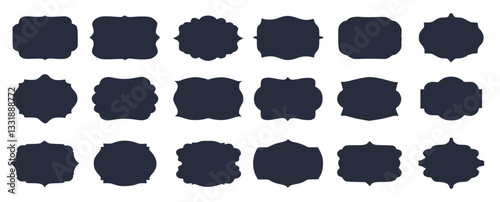 rough vintage frame with distressed textures, ink smears, and a hand-drawn edge—ideal for PNG banners, old-school labels, or abstract retro design templates.