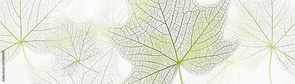 Obraz premium Delicate Leaf Veins Abstract