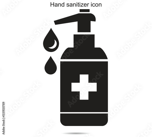 Hand sanitizer icon