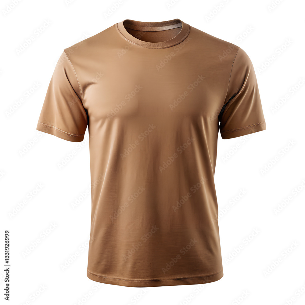 brown t shirt on transparent background brown t shirt on transparent background