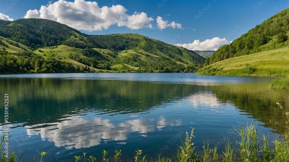 Fototapeta premium lake in mountains