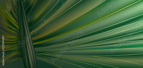 Abstract floral background in green tones.