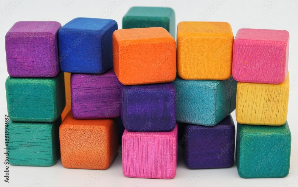 Building blocks symbolize growth strategy, business progress, and development. Building blocks symbolize growth strategy, business progress, and development.
