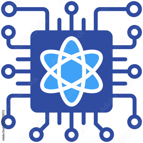 Quantum Computing Icon