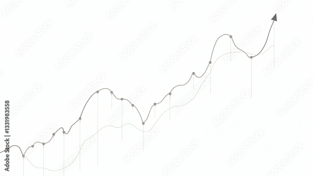 Candle stick graph chart for stock market investment and trading with bullish trend points designed on a white background in vector illustration concept as Candle stick graph chart for stock market in Candle stick graph chart for stock market investment and trading with bullish trend points designed on a white background in vector illustration concept as Candle stick graph chart for stock market in