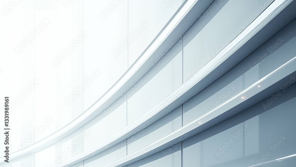 Obraz premium Sleek Techno Stripes: Designing Immersive Photo Stock Concepts with Geometry and Negative Space