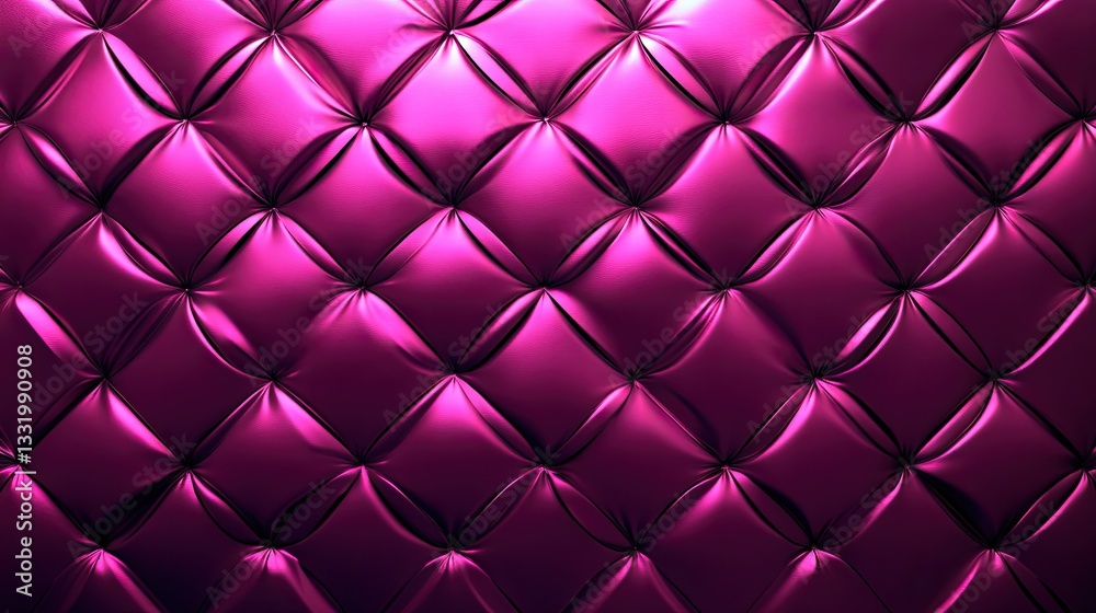 Obraz premium Deep Purple Diamond Pattern Upholstery Texture Background Image