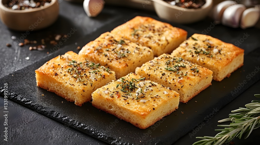 Delicious Garlic Herb Bread Slices Appetizer Delicious Garlic Herb Bread Slices Appetizer