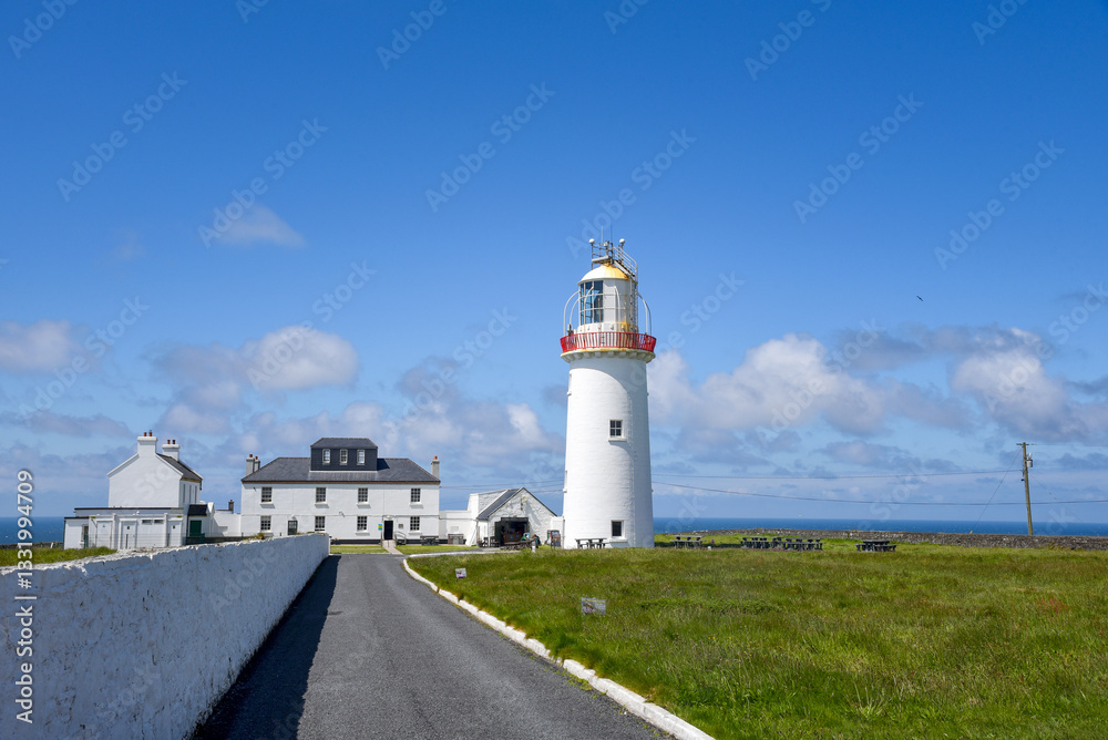 Leuchtturm auf der Halbinsel Loop Head in Irland