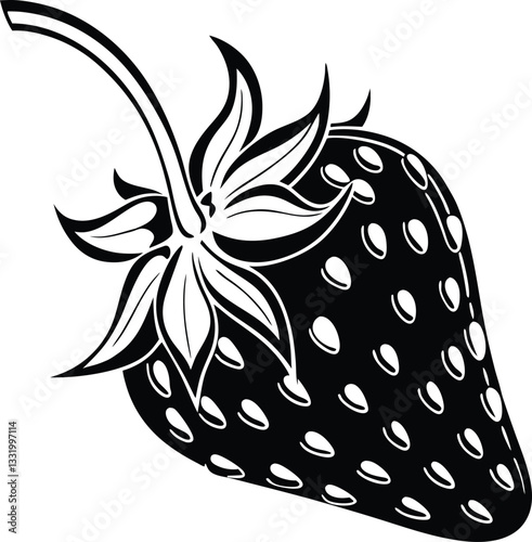 Sweet and Juicy A Timeless Strawberry Emblem of Freshness and Flavor