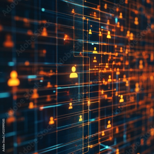 Digital User Connections on Screen