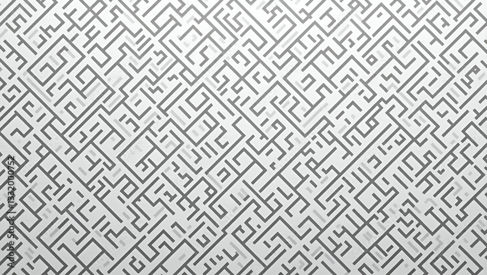 Interlaced Digital Textures and Futuristic Patterns: A Flat Seamless Tile Design with Perfect White Balance for Precision Aesthetics in Smart Business Illustration Interlaced Digital Textures and Futuristic Patterns: A Flat Seamless Tile Design with Perfect White Balance for Precision Aesthetics in Smart Business Illustration