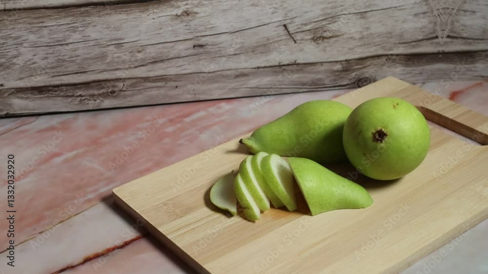 pear and apple