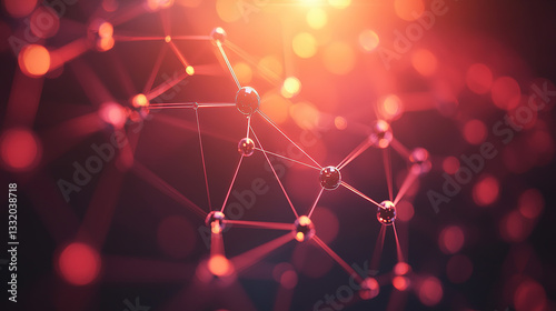 Interconnected Nodes in a Minimalist Design, Symbolizing Modern Connectivity and Integration