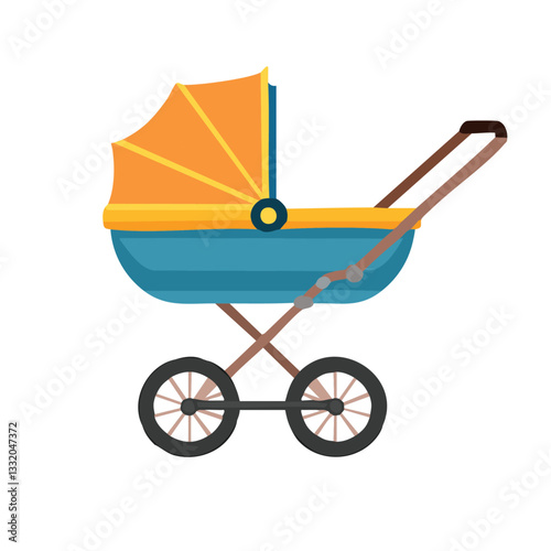 Obraz na płótnie vector illustration of a baby carriage icon design w salonie