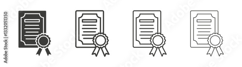 License line icon vector illustration set.